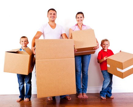 House movers assisting a local home move in Highwycombe
