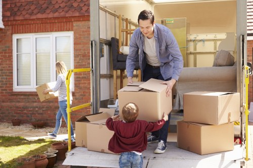 Man and van service helping with a local move in High Wycombe