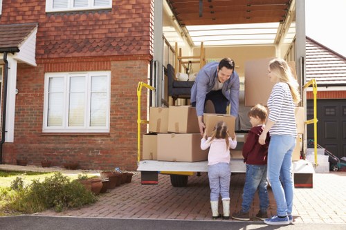 Movers planning a home removal in Highwycombe