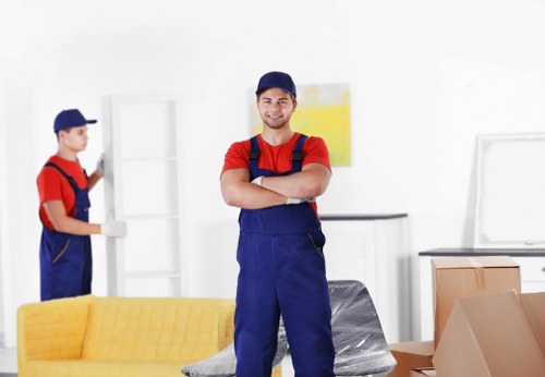 Movers helping with a home removal in High Wycombe