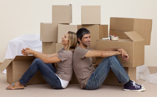 Residential moving support in Highwycombe near town centre properties