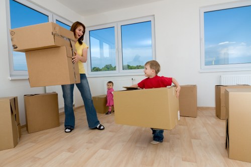 Local moving team planning access and parking for a Highwycombe property