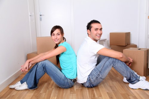 Local moving team handling furniture transport in Highwycombe